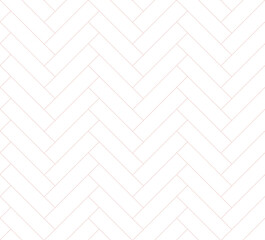 Simple classic tessellation grid. Light herringbone wallpaper, floor, kitchen vector seamless tile pattern. Scandinavian ceramic zigzag print banner