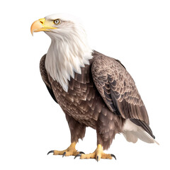 Bald Eagle on Transparent Background