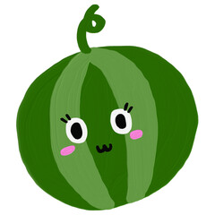 illustration of a watermelon