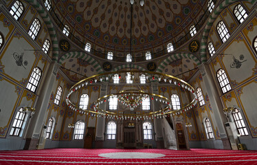 Obraz premium Located in Bolu, Turkey, Yildirim Beyazit Mosque was built in the 14th century.