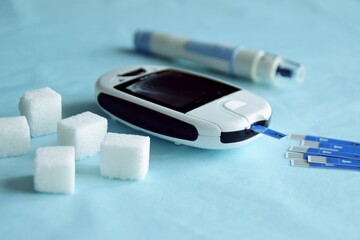 Sugar and a device for measuring sugar.  Diabetes.