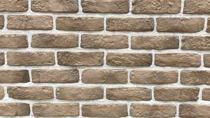 The background of an old vintage dirty brick wall with peeling plaster, texture for games, high-quality photos of bricks and walls, smooth seams and building material, the builder puts the wall