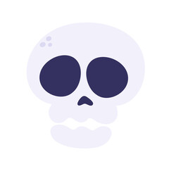 Halloween skull head Icon.