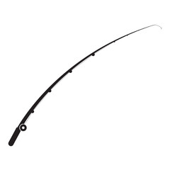 fishing rod icon vector