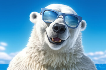 Joyful Polar Bear Generated 
