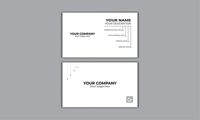 Mesmerizing Business Card With Custom Design
