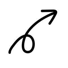 hand drawn arrow