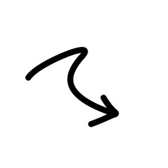hand drawn arrow
