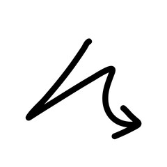 hand drawn arrow