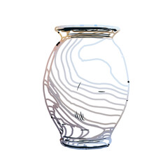 Color sketch of a ceramic jar with transparent background