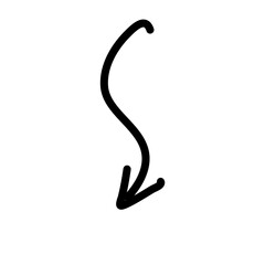 Hand drawn creative arrows.