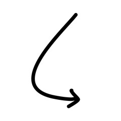 Hand drawn creative arrows.