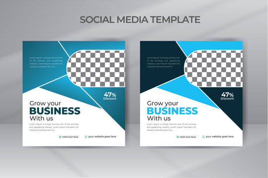 Corporate Red Color Marketing Agency Business Banner Social Media Design