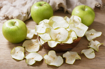 bowl of slices of dried apples