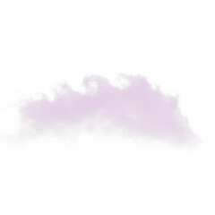 Pink Fog. 3D Render. Cut Out.