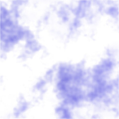 Blue Fog. 3D Render. Cut Out.