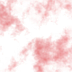 Red Fog. 3D Render. Cut Out.