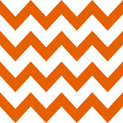 White and orange Chevrons seamless pattern background retro vintage design