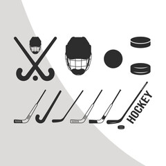 Hockey Equipment Bundle, Hockey Sticks, Hockey Monogram SVG, Hockey Silhouette, Hockey Clipart, Hockey Cut File, Svg