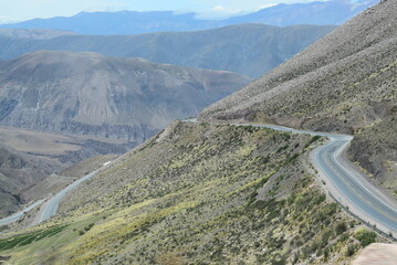 Ruta del norte de Argentina, Jujuy, camino de la cuesta de Lipán 