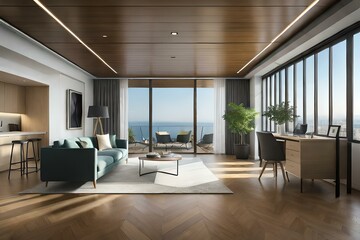 Fototapeta premium living room interior