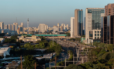 Fototapeta na wymiar Zona Oeste da cidade de São Paulo, Brasil