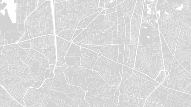 Background Semarang map, Indonesia, green city poster. Vector map with roads and water. Widescreen proportion, flat design roadmap.