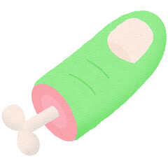 Spooky Halloween zombie finger