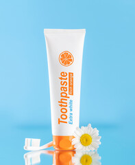 Toothpaste and toothbrush