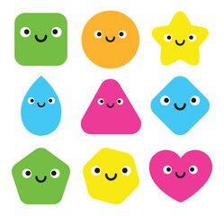 Adorable set of different rounded shapes which are fully editable.