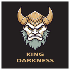 viking head vector, e-sport logo