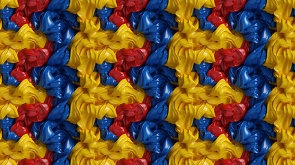Fototapeta na wymiar Seamless plastic pattern, created with AI Generative Technology