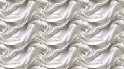 Seamless white cloth pattern, created with AI Generative Technology