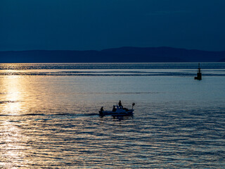 Sonnenuntergang an der Kroatischen Küste