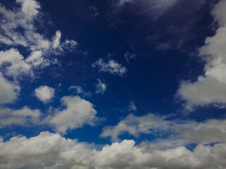 blue sky with clouds