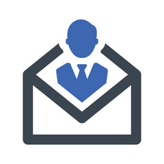 Business mail icon