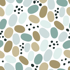 Abstract seamless pattern with spots