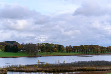 landscape with lake