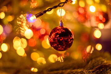 Fototapeta premium christmas tree ornament