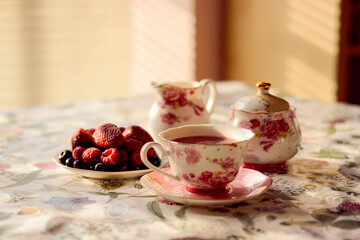 cup of tea and cake