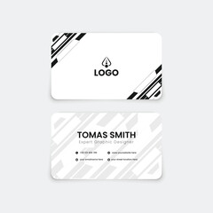 Modern business card design template