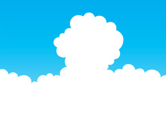 素材_背景_青空_横