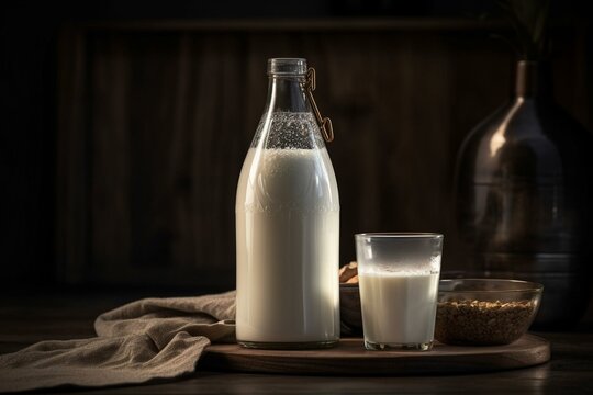 1 liter of milk and soy milk. Generative AI