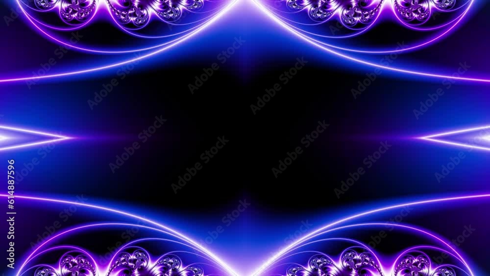 Aufkleber moving geometric shapes. transformation geometric lines and shapes seamless looping footage.