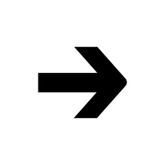 black solid arrows icon vector