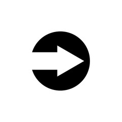 black solid arrows icon vector