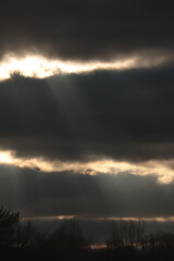 Sunrise clouds