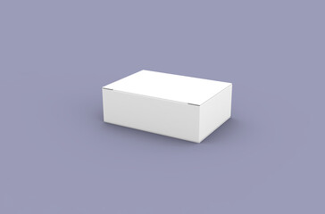 Small push pins box packaging mockup for brand advertising on a clean background.