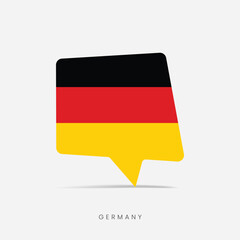 Germany flag bubble chat icon