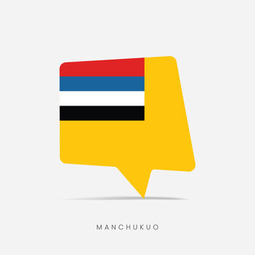 Manchukuo flag bubble chat icon